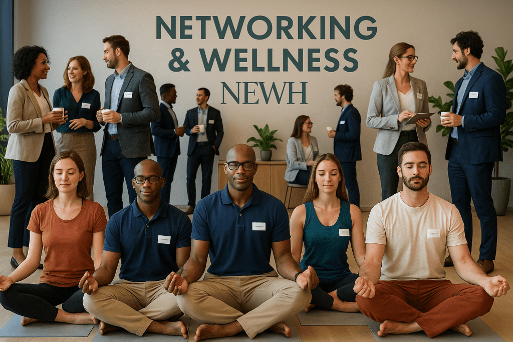 evento de networking y bienestar en NEWH